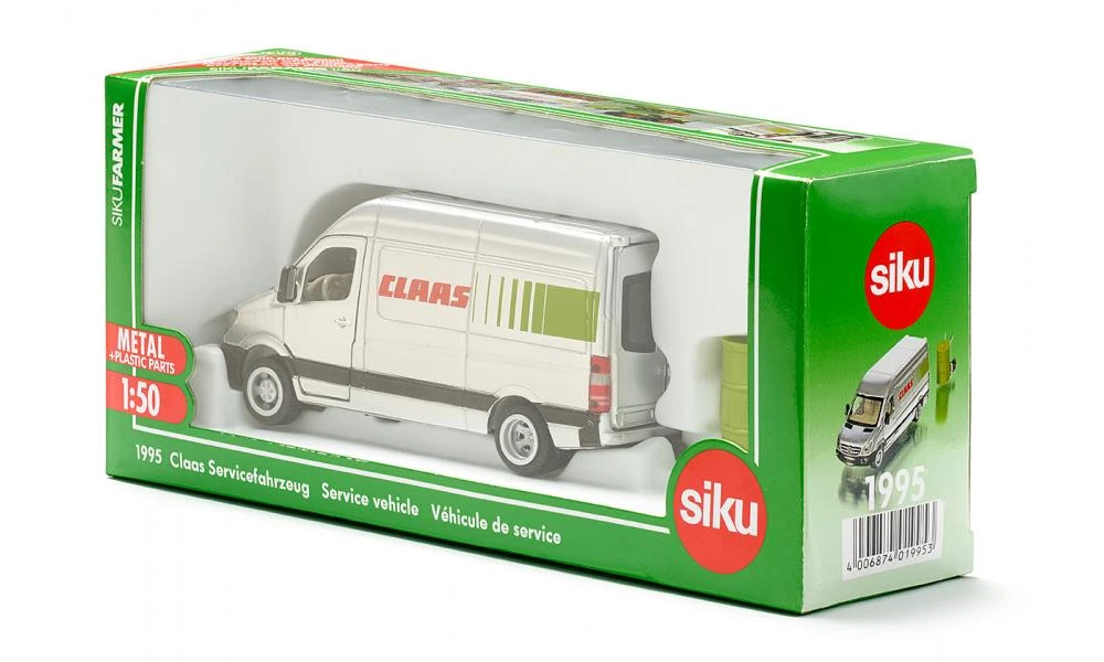 Siku 1995 Mercedes Sprinter Claas Servicewagen 5 Siku 1995 Mercedes Sprinter Claas Servicewagen - Afbeelding 3