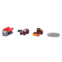 Siku 6329 Giftset Infra Stratenbouw Schaal 1:87 -Auto Winkel siku 6329 giftset stratenbouw loader compactor vrachtauto 1