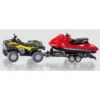 Siku 2314 Quad Met Aanhangwagen Met Jetski Schaal 1:50 -Auto Winkel siku siku 2314 quad met tandem aanhanger en jetski