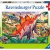 Ravensburger Wilde Oertijd Dieren Kinderpuzzel 2 X 24 Stukjes -Auto Winkel wilde oertijd dieren ravensburger puzzel
